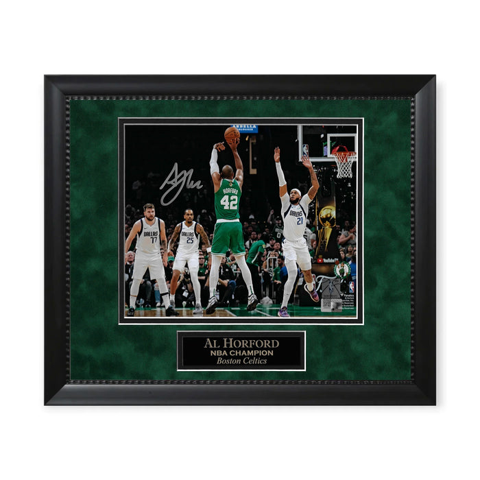 Al Horford Boston Celtics Autographed 8x10 Photo Framed to 11x14 NEP