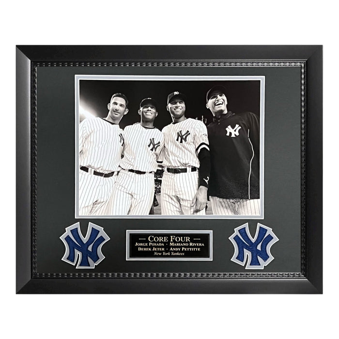 Jorge Posada, Mariano Rivera, Derek Jeter & Andy Pettitte New York Yankees Unsigned Photograph Framed to 16x20