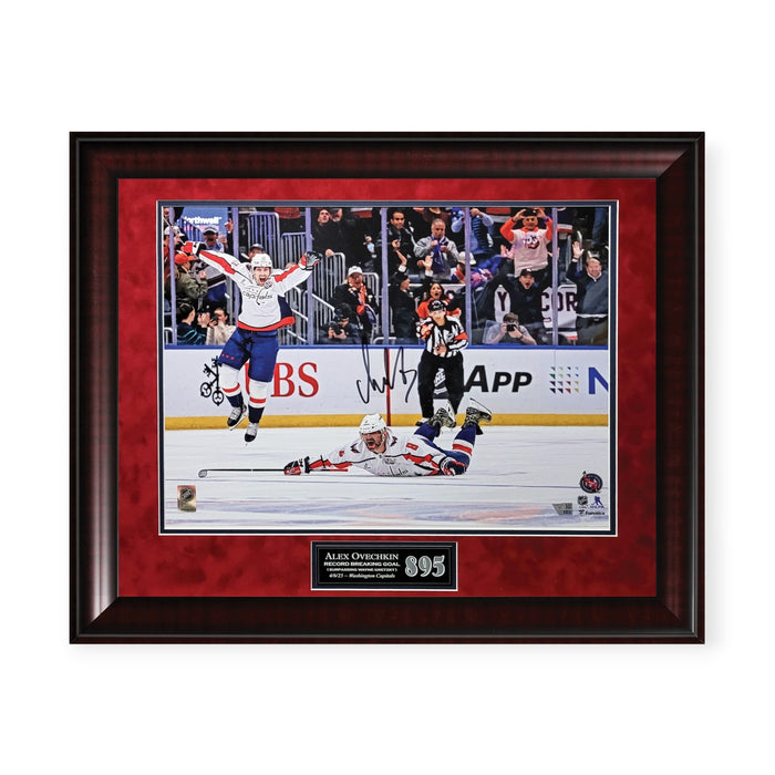 Alex Ovechkin Washington Capitals Autographed 16x20 Photo Framed to 23x27 Fanatics