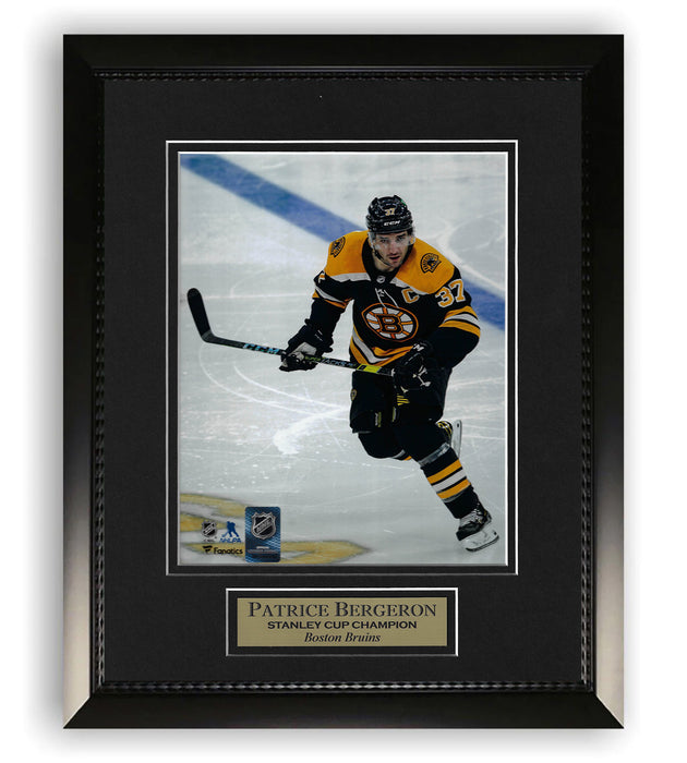 Patrice Bergeron Boston Bruins Photo Framed to 11x14