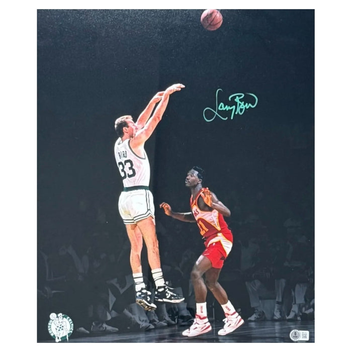 Larry Bird Boston Celtics Autographed 16x20 Photo Beckett