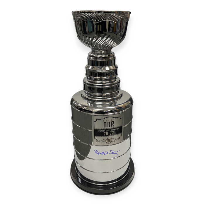 Bobby Orr Boston Bruins Autographed Replica Stanley Cup Trophy GNR
