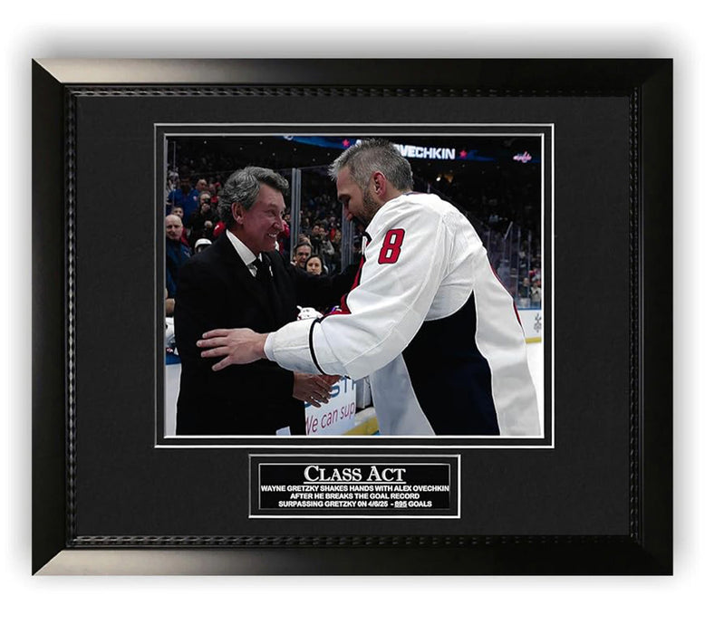 Wayne Gretzky & Alex Ovechkin Photo Framed to 11x14