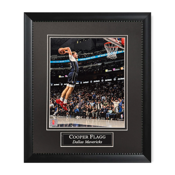 Cooper Flagg Dallas Mavericks Photo Framed to 11x14