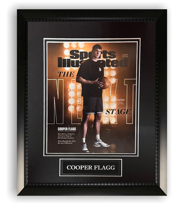 Cooper Flagg Dallas Mavericks Photo Framed to 11x14