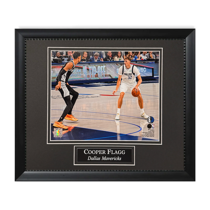 Cooper Flagg Dallas Mavericks Photo Framed to 11x14