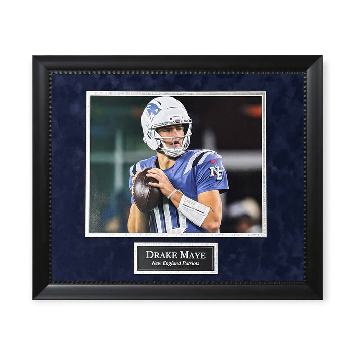 Drake Maye New England Patriots Unsigned Photo Framed to 16x20