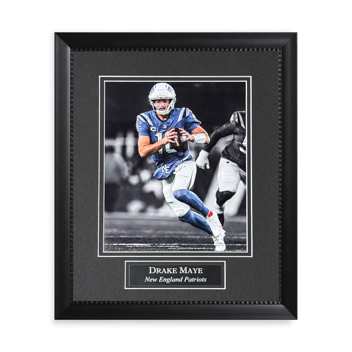 Drake Maye New England Patriots Unsigned Photo Framed to 11x14