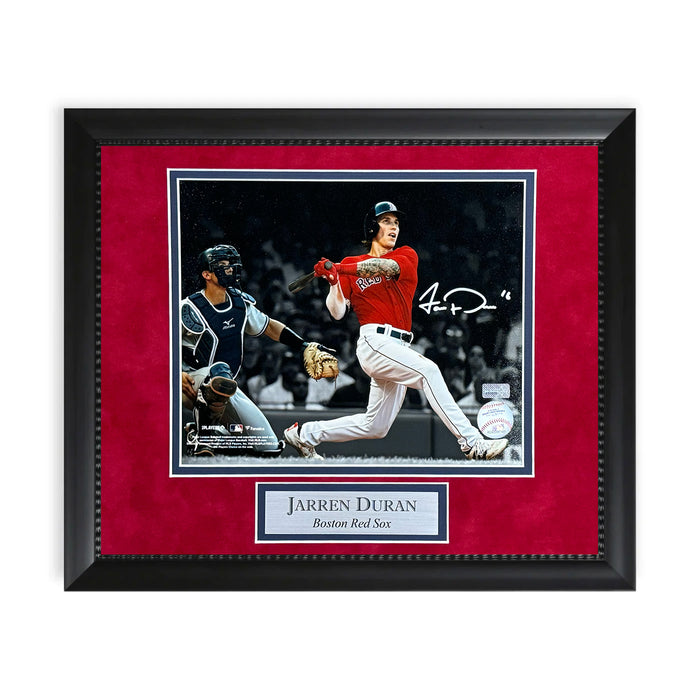 Jarren Duran Boston Red Sox Autographed 8x10 Photo Framed to 11x14 NEP