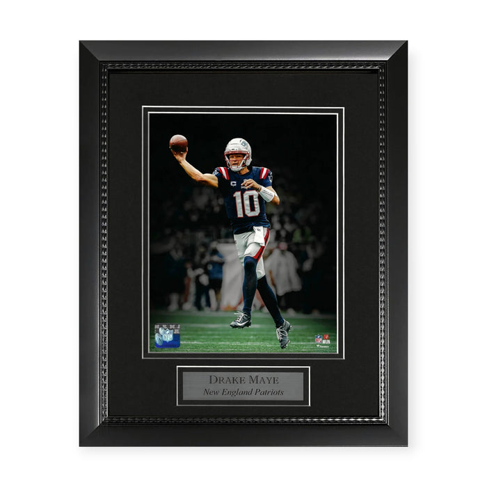 Drake Maye New England Patriots Unsigned Photo Framed to 11x14