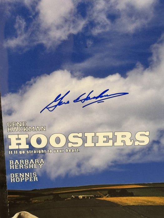 Gene Hackman "Hoosiers" Autographed 16x20 Photo Framed To 23x27 Fanatics