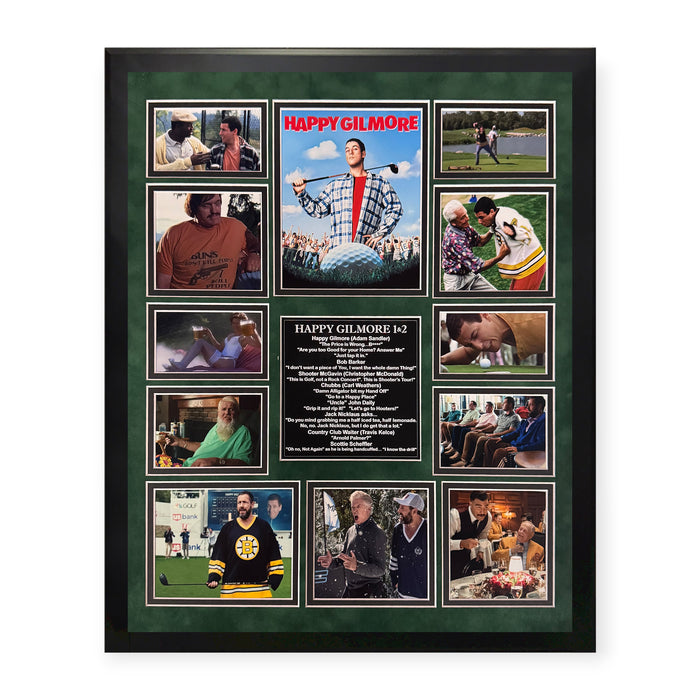 Happy Gilmore Unsigned Collage Framed to 16x20