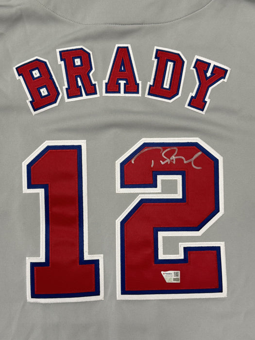 Tom Brady Montreal Expos Autographed Mitchell & Ness Authentic Jersey Fanatics