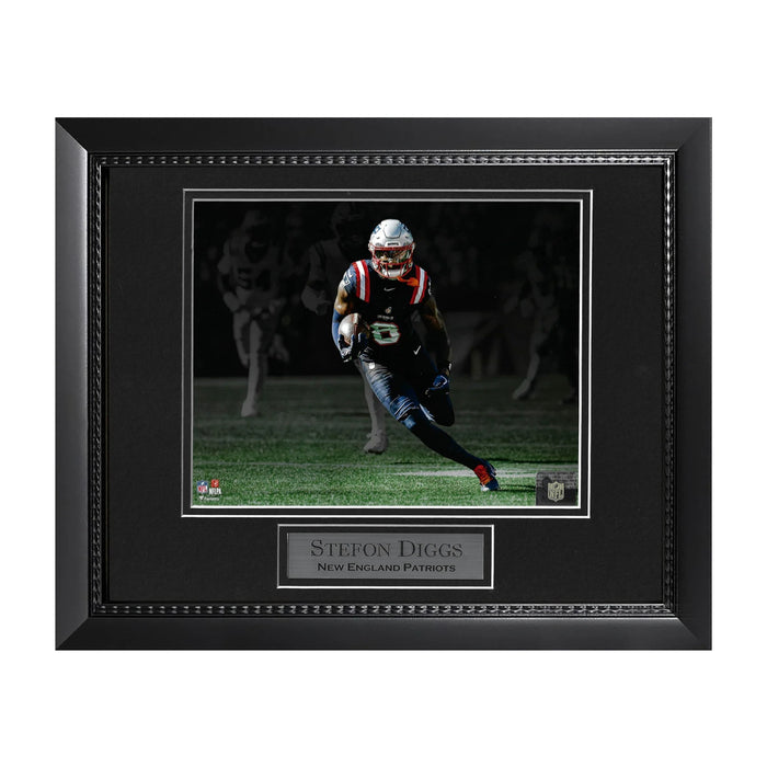 Stefon Diggs New England Patriots Unsigned Photo Framed to 11x14