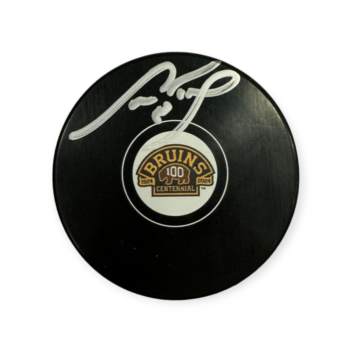 Cam Neely Boston Bruins Autographed 100th Centennial Anniversary Hockey Puck