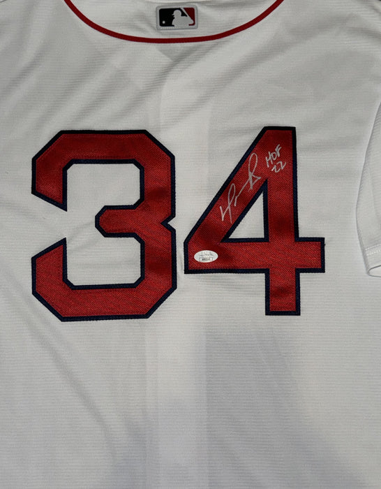 David Ortiz Boston Red Sox Autographed Authentic Jersey w/ HOF 22 Inscription JSA