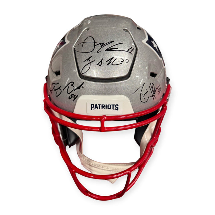 10x New England Patriots Greats Autographed Authentic Flex Helmet JSA