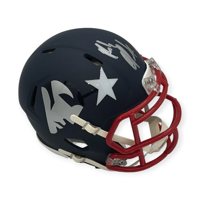 Rob Gronkowski New England Patriots Autographed AMP Mini Helmet JSA