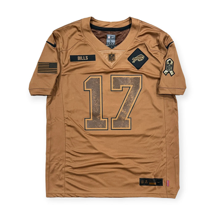 Josh Allen Buffalo Bills Autographed Nike Salute To Service Jersey Beckett