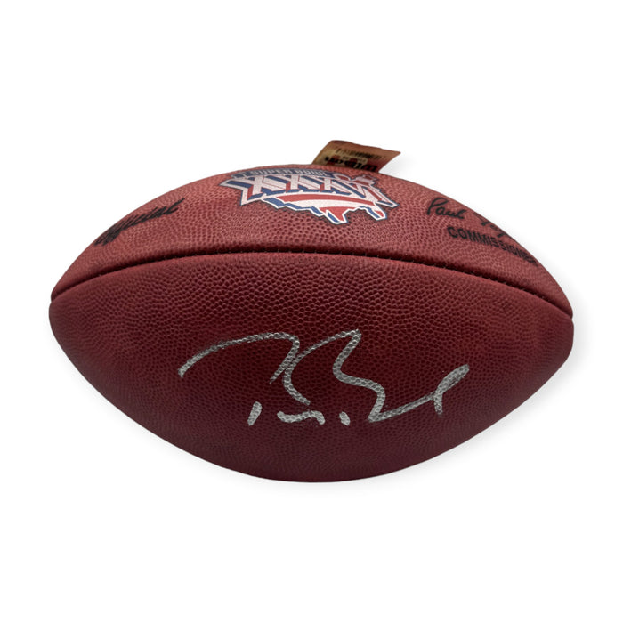 Tom Brady New England Patriots Autographed Official Super Bowl XXXVI NFL Football Fanatics