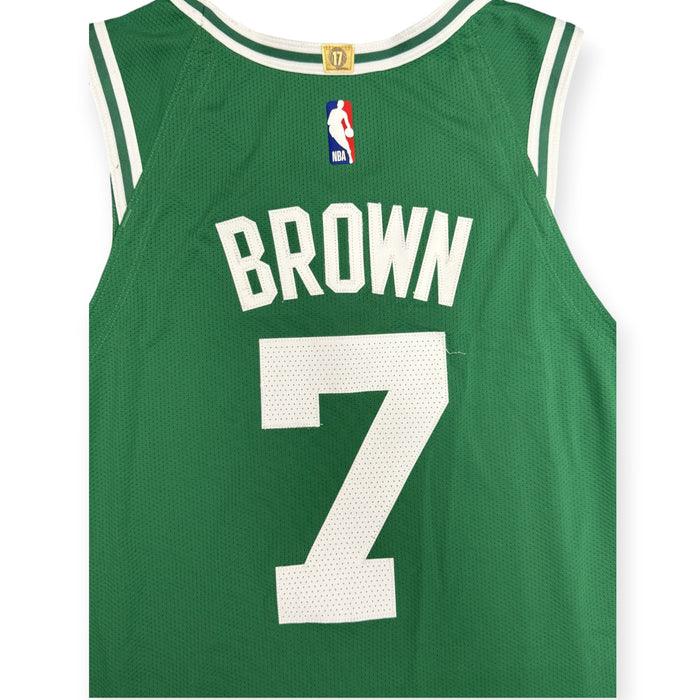 Jaylen Brown Boston Celtics Game-Used #7 Kelly Green Jersey vs. Chicago Bulls on November 21, 2022 - Fanatics