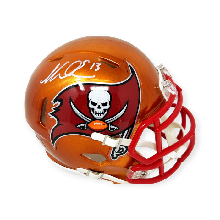 Mike Evans Tampa Bay Buccaneers Autographed Flash Mini Helmet Beckett