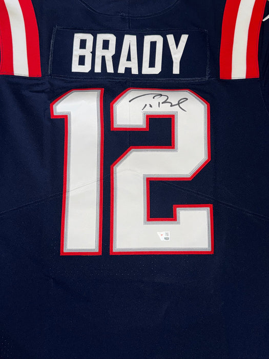 Tom Brady New England Patriots Autographed Color Rush Elite Jersey Fanatics