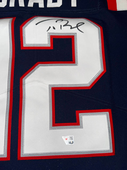 Tom Brady New England Patriots Autographed Color Rush Elite Jersey Fanatics
