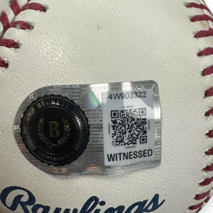 Wilyer Abreu Boston Red Sox Autographed WBC OMLB Baseball Beckett