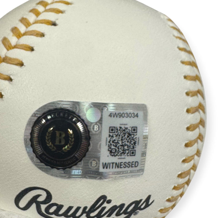 Wilyer Abreu Boston Red Sox Autographed Gold Glove Baseball Beckett
