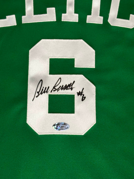 Bill Russell Boston Celtics Autographed Jersey Hollywood Collectibles