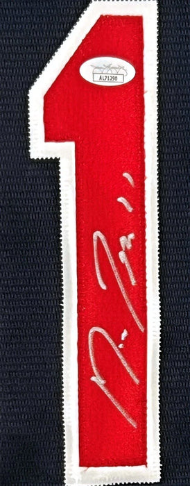 Jose Ramirez Cleveland Guardians Autographed Authentic Navy Nike Jersey JSA