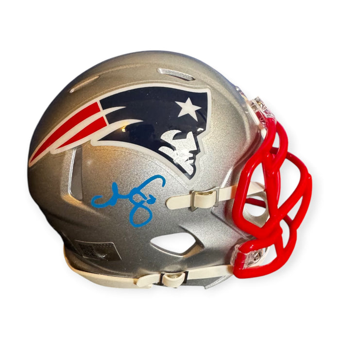 Romeo Doubs New England Patriots Autographed Speed Mini Helmet NEP