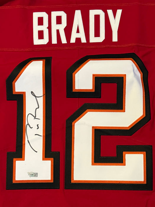 Tom Brady Tampa Bay Buccaneers Autographed Red Elite Jersey Fanatics