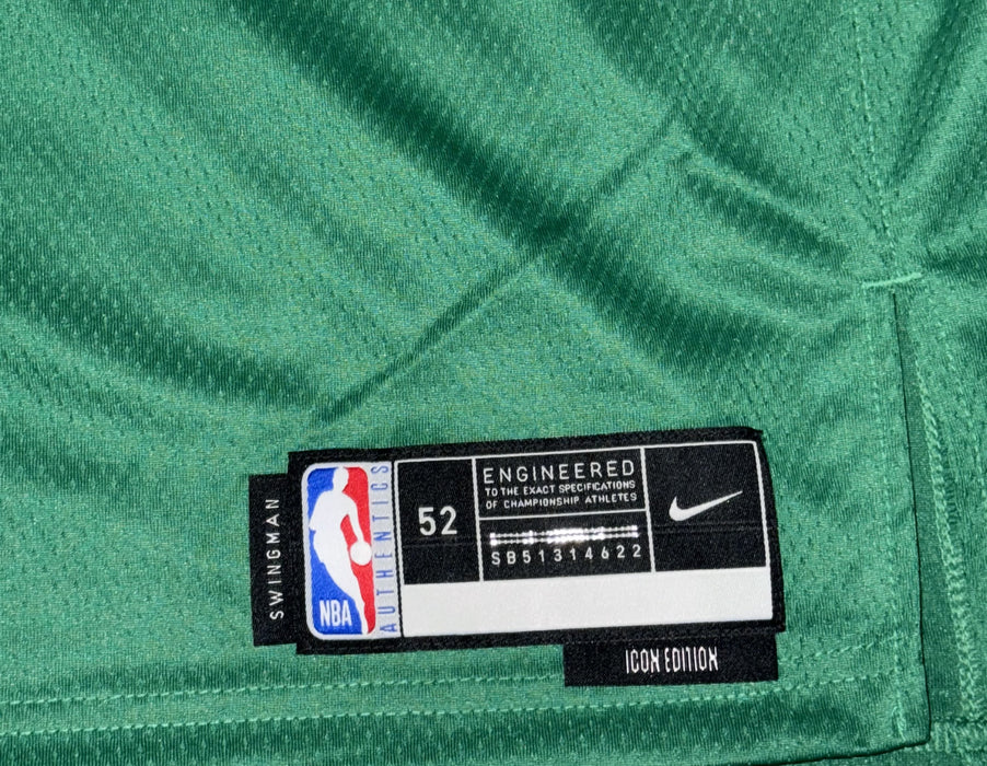 Jayson Tatum Boston Celtics Autographed Nike Swingman Icon Edition Jersey w/ 24 Finals Champs Inscription Fanatics