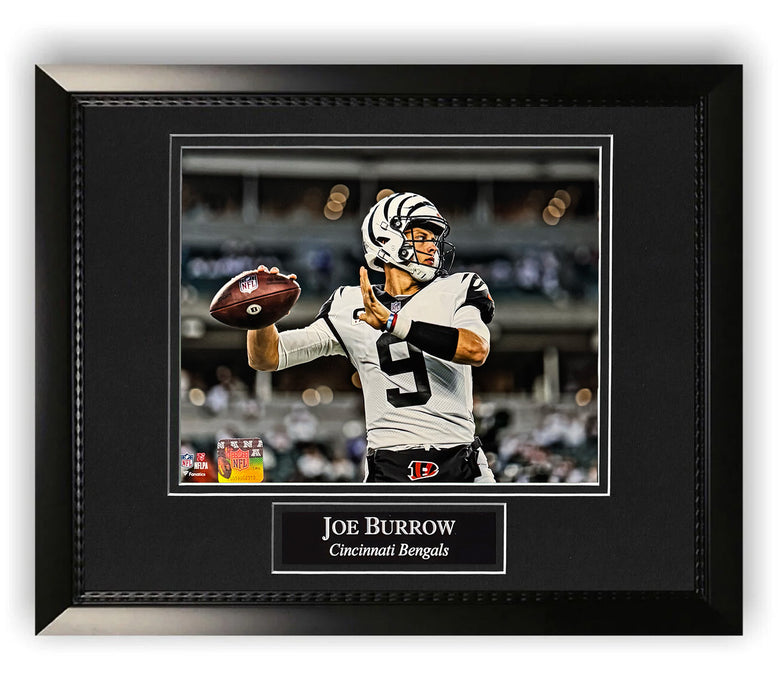 Joe Burrow Cincinnati Bengals Unsigned Photo Framed to 11x14