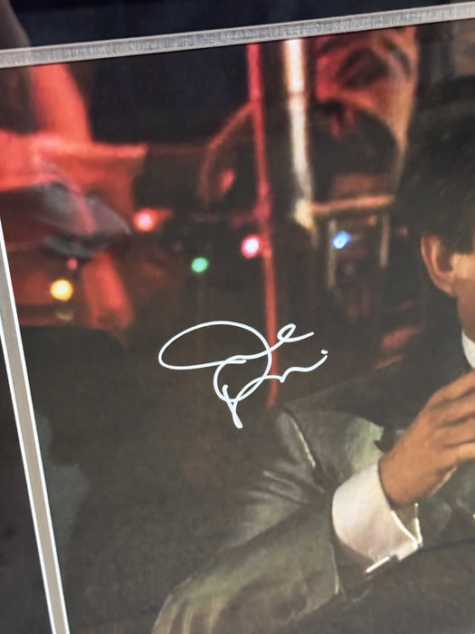 Joe Pesci "Goodfellas" Autographed 16x20 Photo Framed To 23x27 Beckett