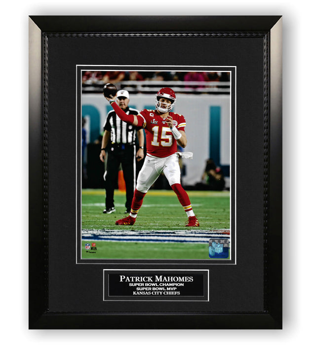 Patrick Mahomes Unsigned Photograph Framed To 11x14