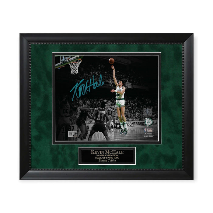 Kevin McHale Boston Celtics Autographed 8x10 Photo Framed to 11x14 NEP