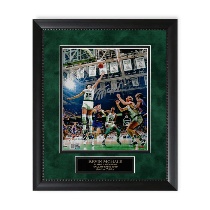 Kevin McHale Boston Celtics Autographed 8x10 Photo Framed to 11x14 NEP