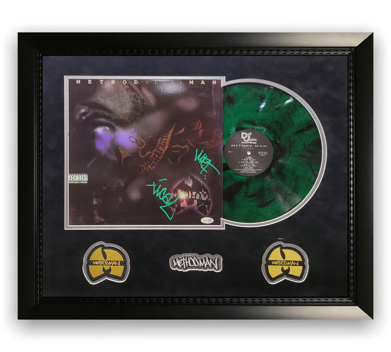 Method Man Autographed Tical Vinyl Cover w/ "Tical" Inscription Framed To 16x20 JSA