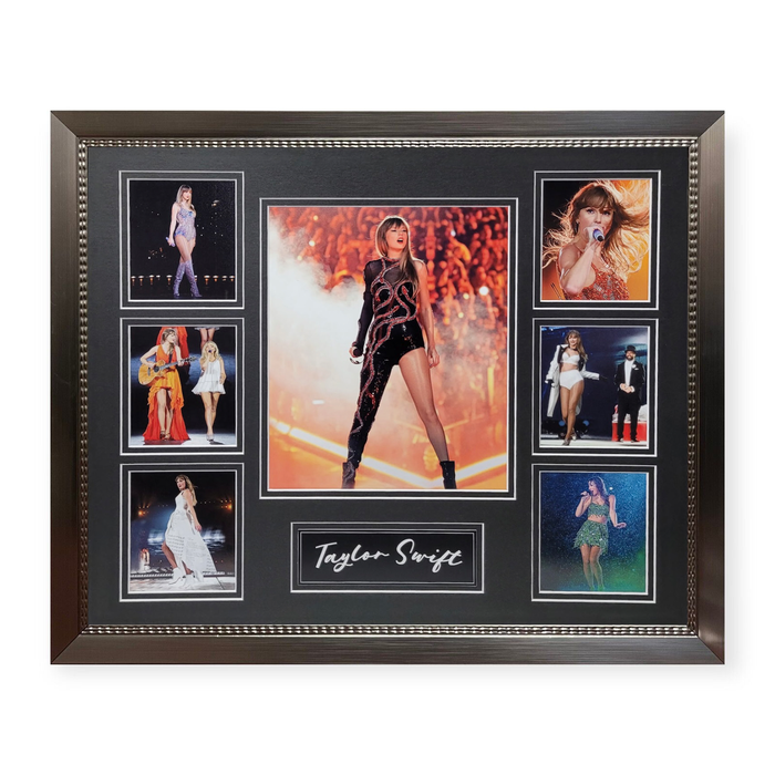 Taylor Swift Unsigned Photograph Collage Framed to 16x20