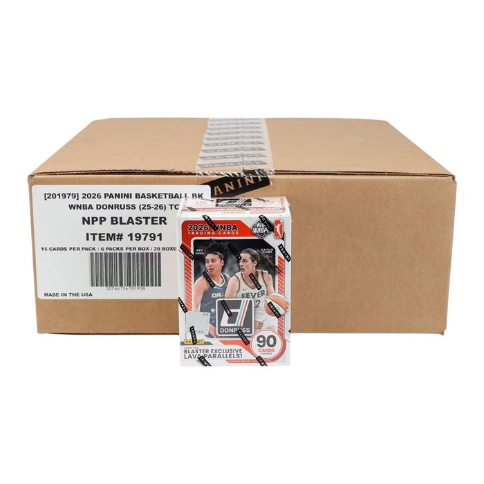 2026 Panini Donruss WNBA Basketball 6-Pack Blaster Case with (20) Boxes