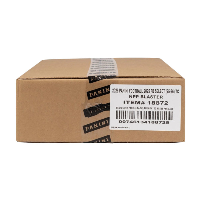 2025 Panini Select NFL Football 6-Pack Blaster Case with (20) Boxes