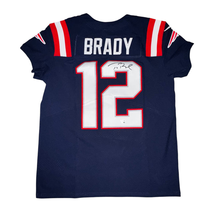 Tom Brady New England Patriots Autographed Color Rush Elite Jersey Fanatics
