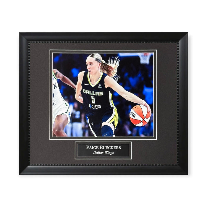 Paige Bueckers Dallas Wings Unsigned Photo Framed To 11x14