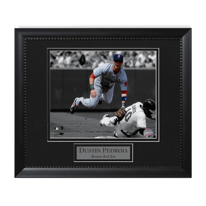 Dustin Pedroia Boston Red Sox Photo Framed to 11x14