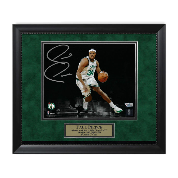 Paul Pierce Boston Celtics Autographed 8x10 Photo Framed to 11x14 Fanatics