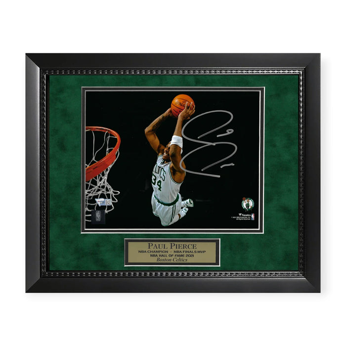 Paul Pierce Boston Celtics Autographed 8x10 Photo Framed to 11x14 Fanatics