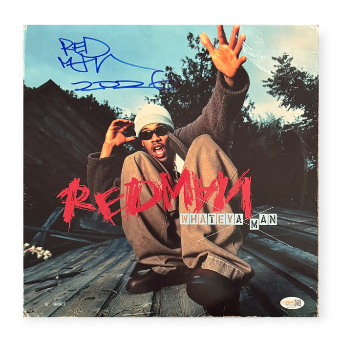 Redman Autographed Vinyl Cover w/ 2026 Inscription JSA
